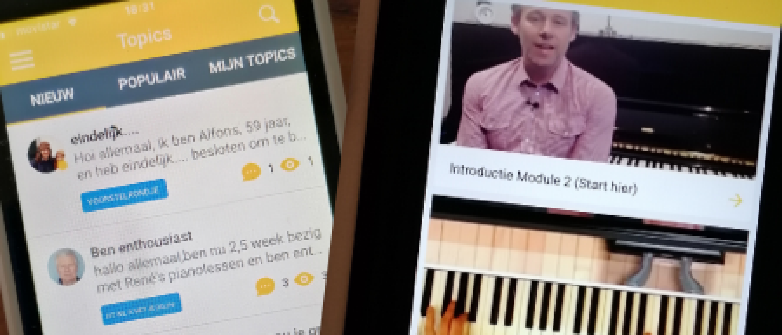 Pianoles van Rene | Piano leren spelen | Review en Ervaringen