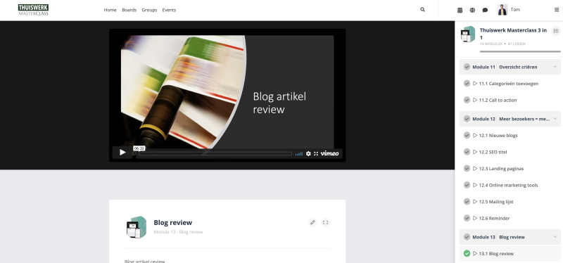 winstgevende blogs leren schrijven cursus