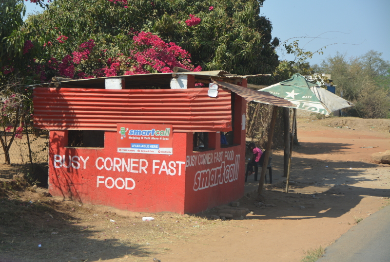 informeel fast food bij Guyani