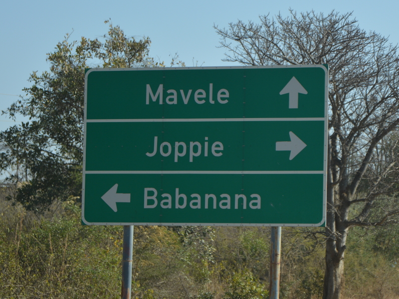 joppie road sign