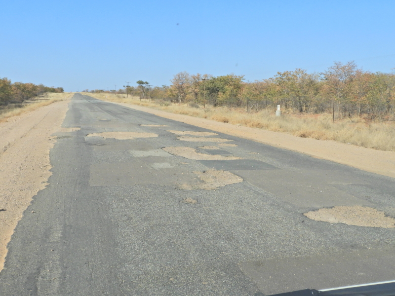 potholes bij Mapungubwe