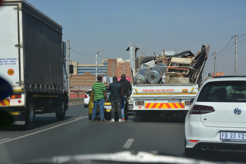 road block M1 Joburg
