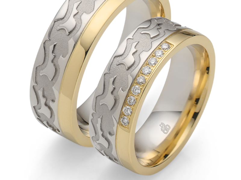 geel met witgouden trouwringen design rauschmayer