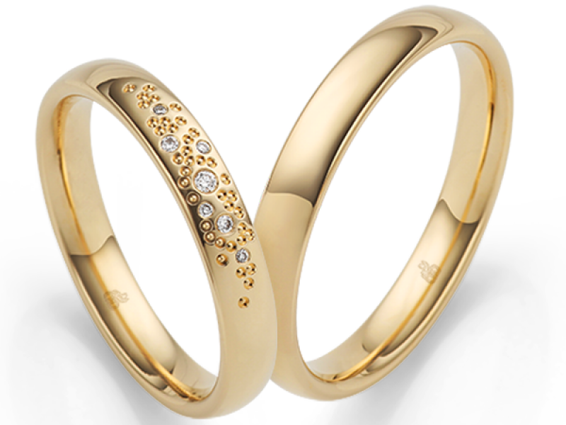 klassieke trouwringen geeelgoud met sterrenhemel diamant rauschmayer 03078_035