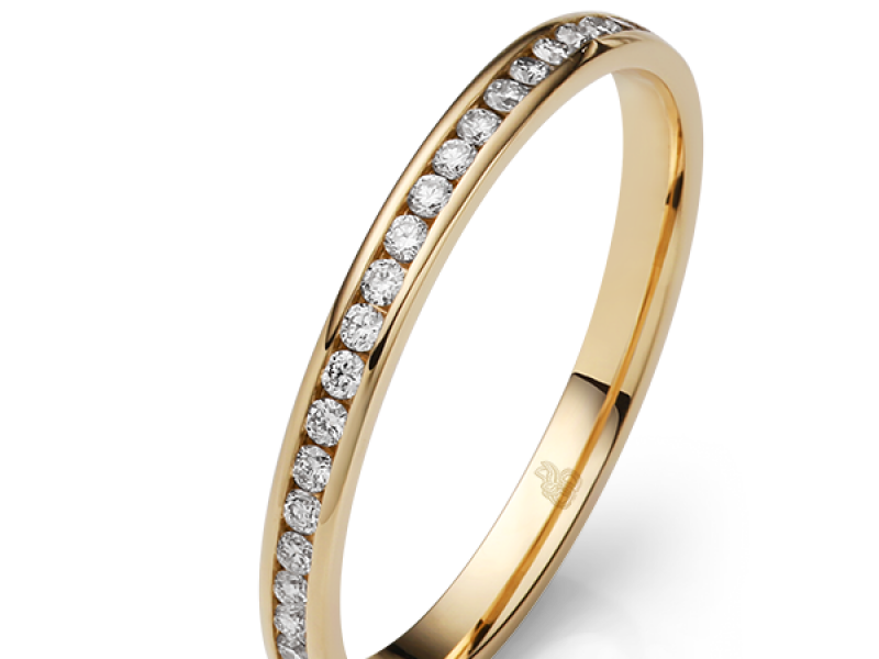 Memoirering met diamant in goud Rauschmayer