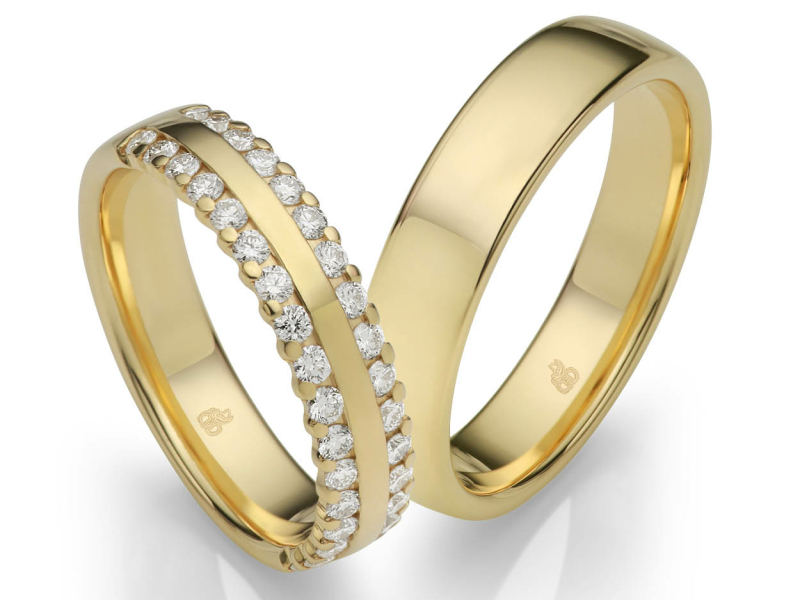 Trouwringen met diamant Royal Rauschmayer