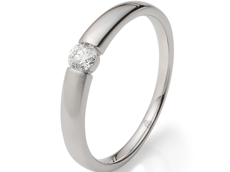 Solitair met diamant ertussen Rauschmayer