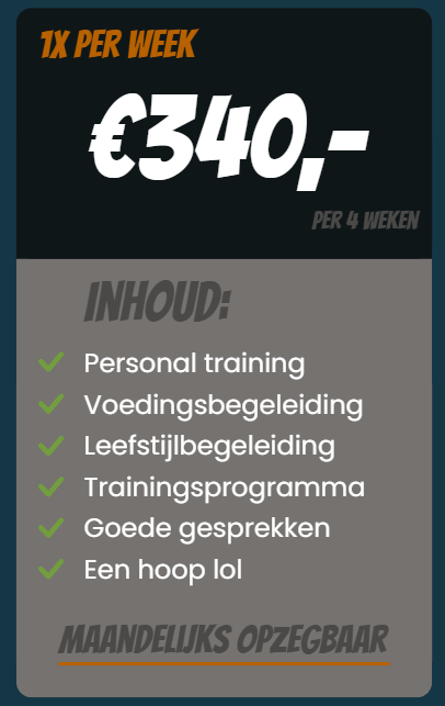 Een overzicht van de kosten voor personal training aan huis voor ondernemers in omgeving Arnhem en Nijmegen