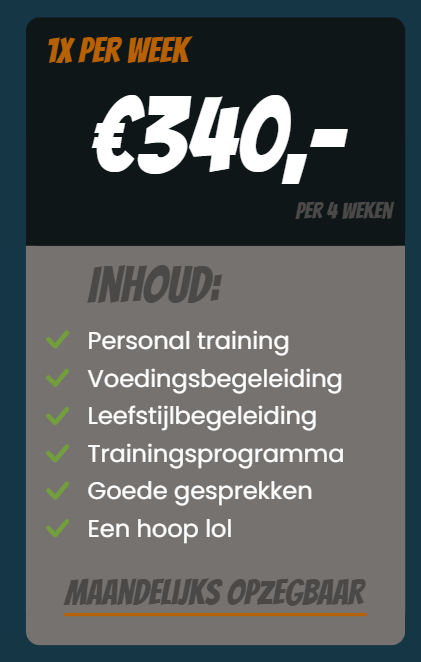 Een overzicht van de kosten voor personal training aan huis voor ondernemers in omgeving Arnhem en Nijmegen