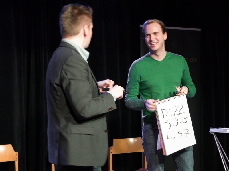 gedachtenlezen show theater voorstelling
