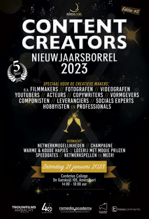 Content Creators NIeuwjaarsborrel 2023