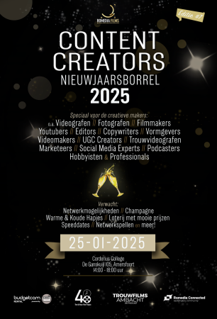 Romedia Connected Content Creators Nieuwjaarsborrel 2025