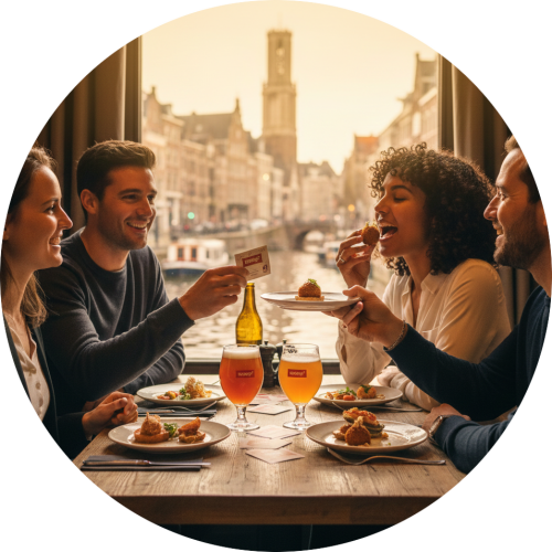 teamuitje stadswandeling utrecht hapjes