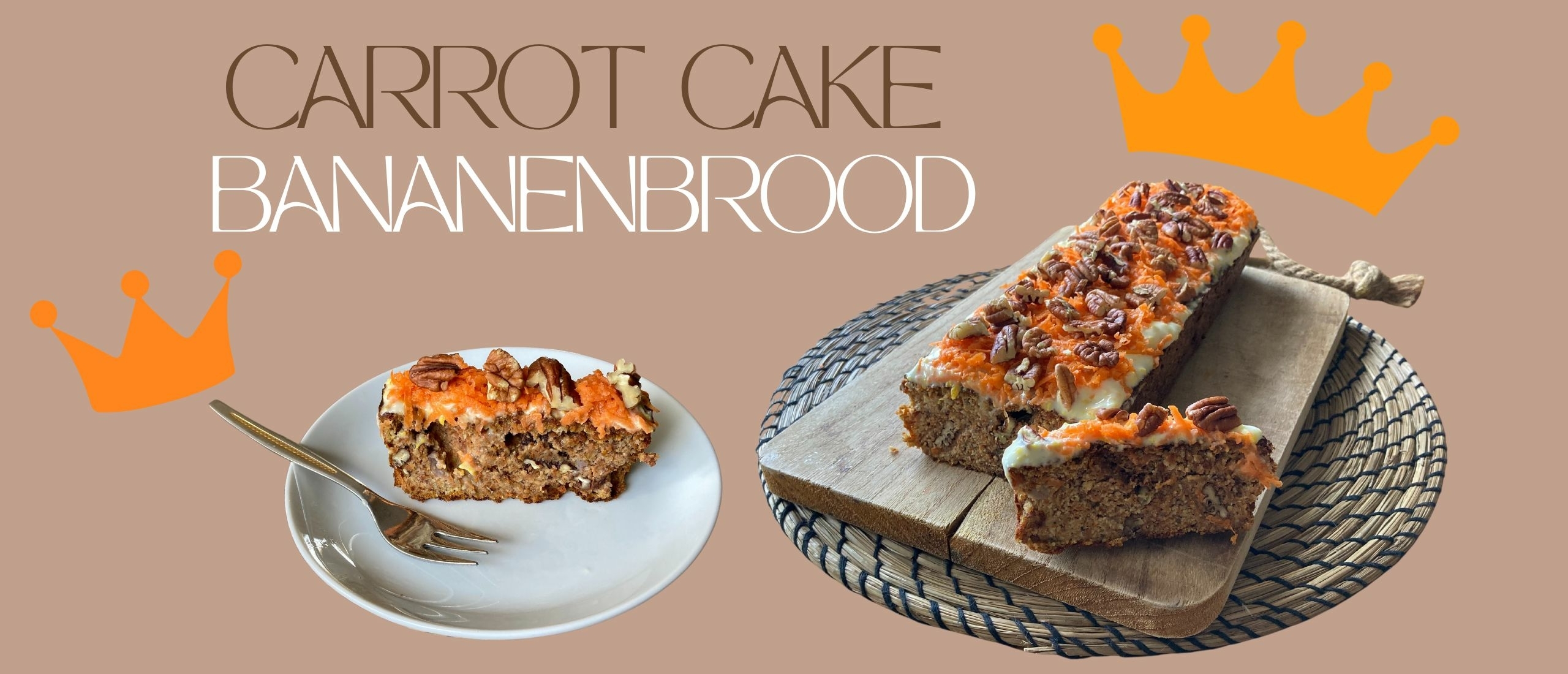 Carrot cake bananenbrood