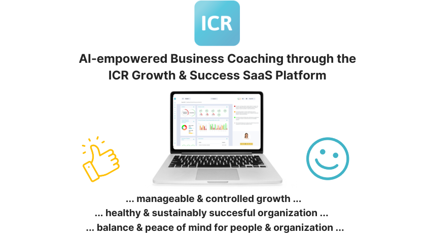 ai empowered business coaching through the icr growth and success saas platform