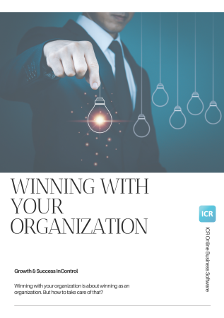 Cover e-book Winning with Your Organization powered by ICR Online Business Software