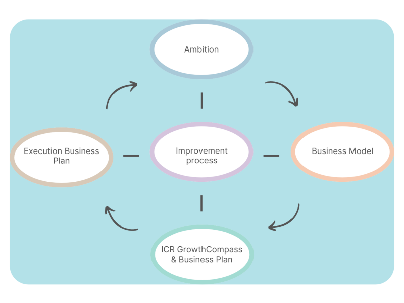 ICR cycle from ambition to results vs subscription Ultimate Success