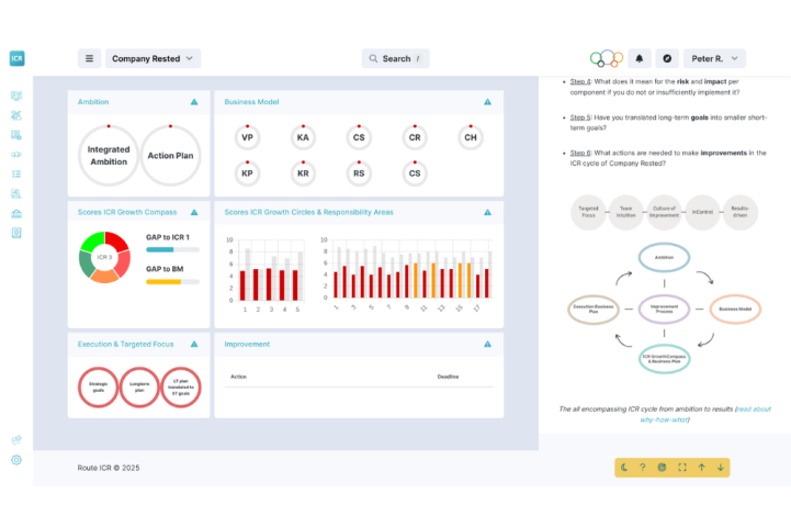 ICR Growth & Success SaaS Platform - Dashboard ICR Cycle From Ambition to Results (1000 x 666 px)