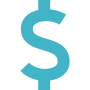 US dollar icon for pricing of the ICR Ambition Refresher subscription of the ICR Growth & Success SaaS Platform