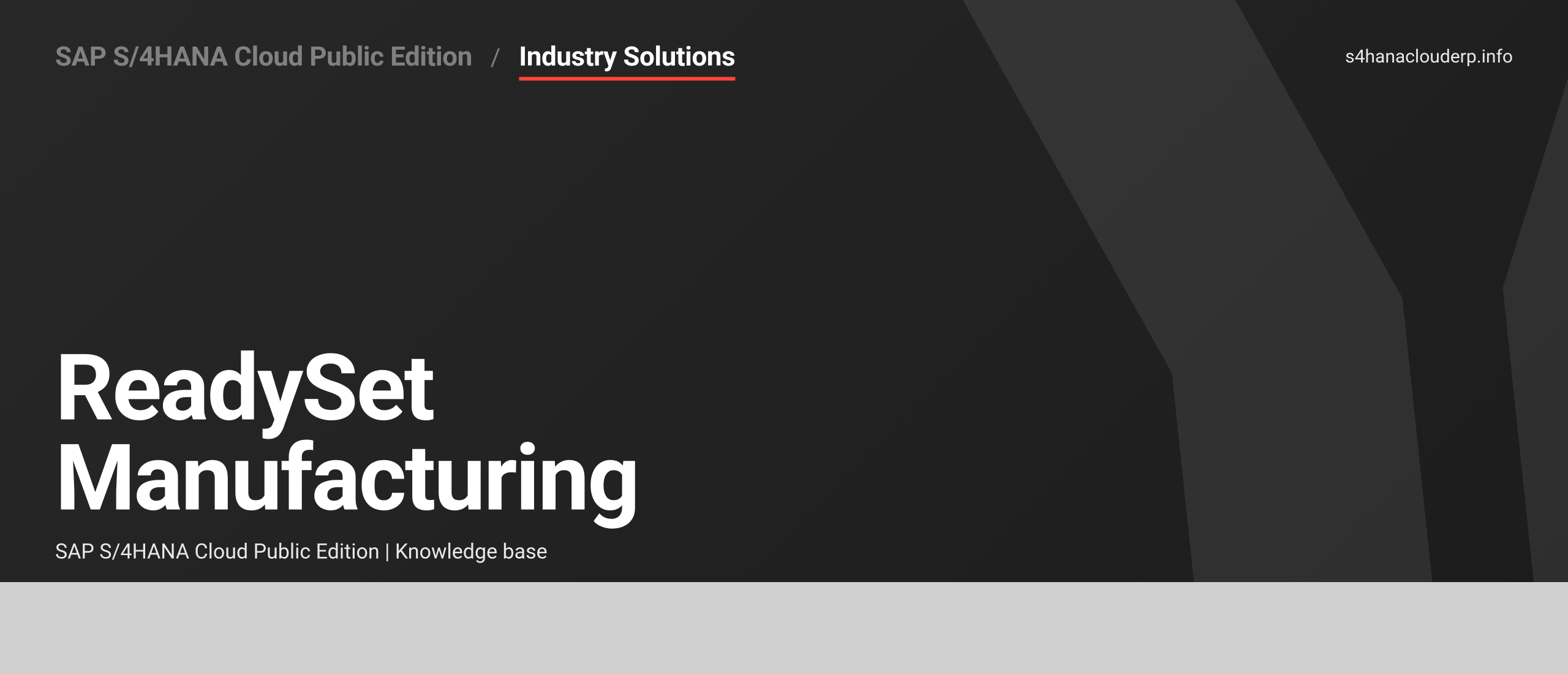 ReadySet Manufacturing ReadySet Manufacturing