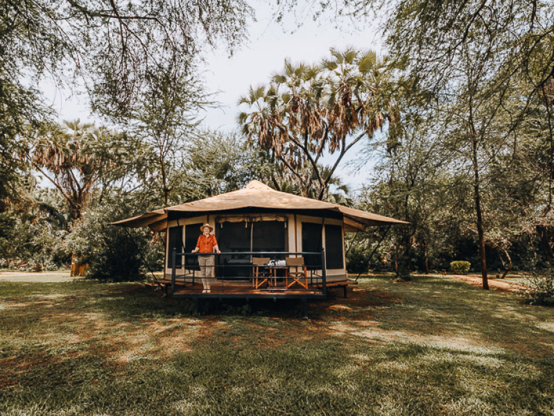 Ashnil Samburu Camp: fijne middenklasse safari lodge in Samburu Kenia Ashnil Samburu Camp, een comfortabele middenklasse lodge voor safari in Samburu en Buffalo Springs in Kenia