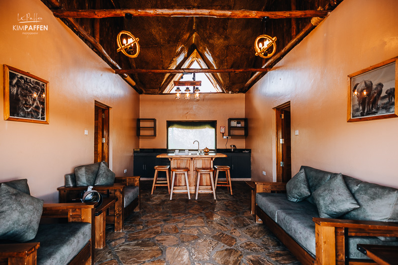 Cottage bij Oilepo Amboseli Lodge, comfortabele accommodatie in Kenia Vrijstaande cottage van Oilepo Amboseli Lodge in de buurt van Amboseli National Park in Kenia