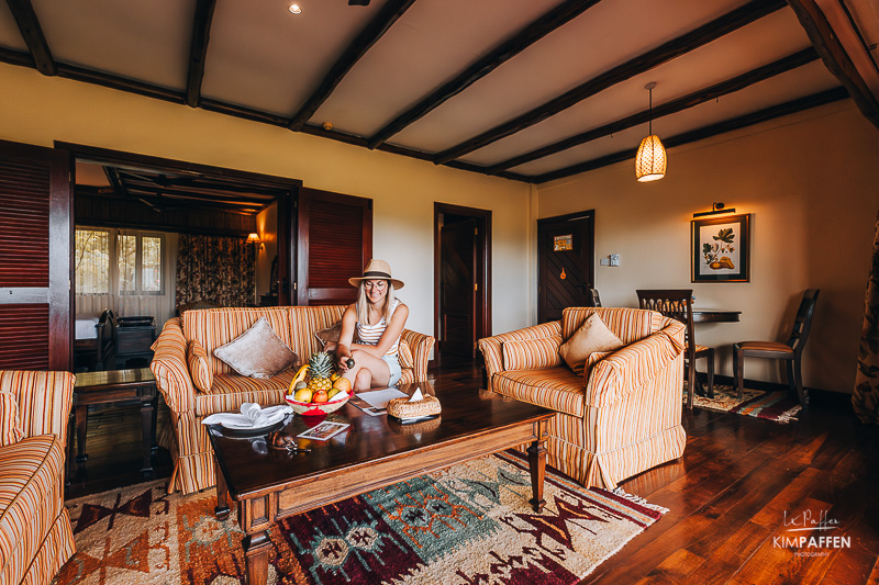 Luxe suite van Kilaguni Serena Safari Lodge in Tsavo West Kenia Luxe suite van Kilaguni Serena Safari Lodge in Tsavo West Kenia