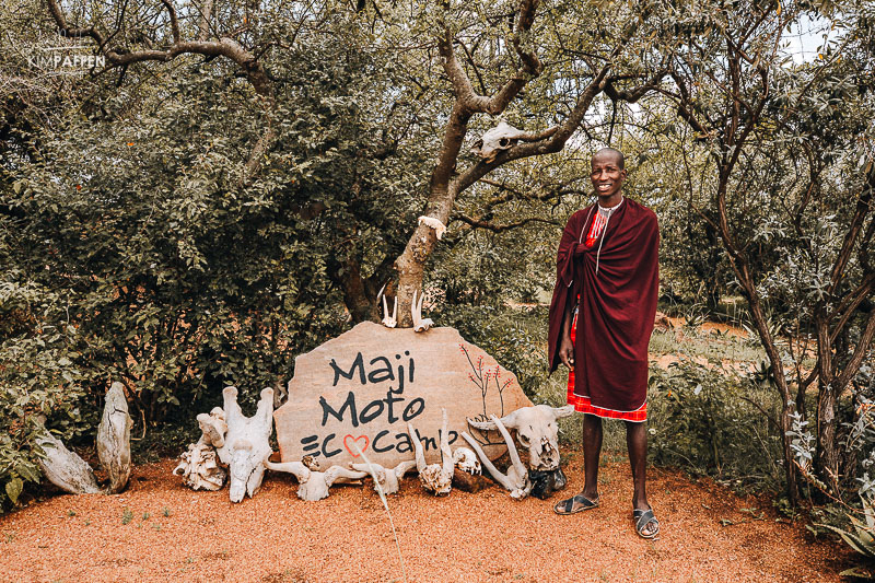 Maji Moto Eco Camp: authentieke Maasai eco lodge in Kenia Maji Moto Eco Camp in Kenia, een eco lodge gerund door de Maasai gemeenschap