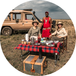 Safari Compass op Safari in Afrika