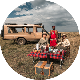 Safari Compass op Safari in Afrika