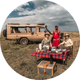 Safari Compass op Safari in Afrika