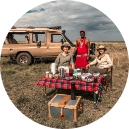 Safari Compass op Safari in Afrika