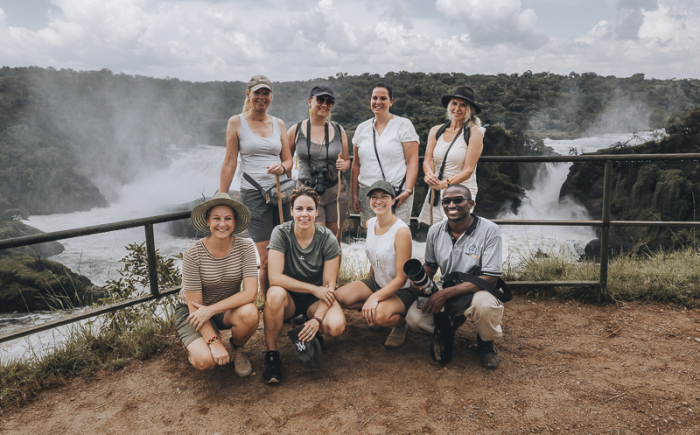 Hike naar Top of the Falls in Murchison Falls Oeganda Hike naar Top of the Falls via de Bakers Trail in Murchison Falls National Park Oeganda