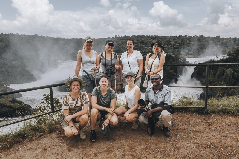 Hike naar Top of the Falls via de Bakers Trail in Murchison Falls National Park Oeganda
