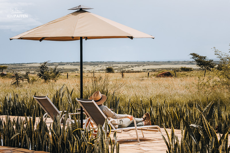 Uitzicht over de Mara vlaktes vanaf Zebra Plains Mara Camp in Kenia Uitzicht over de uitgestrekte Mara vlaktes vanaf Zebra Plains Mara Camp dichtbij de Talek Gate in de Masai Mara