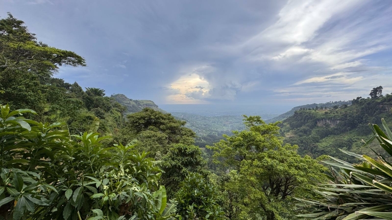 landschap Sipi Falls Oeganda landschap Sipi Falls Oeganda