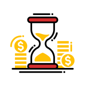 SalesPassie - Icon tijd is geld