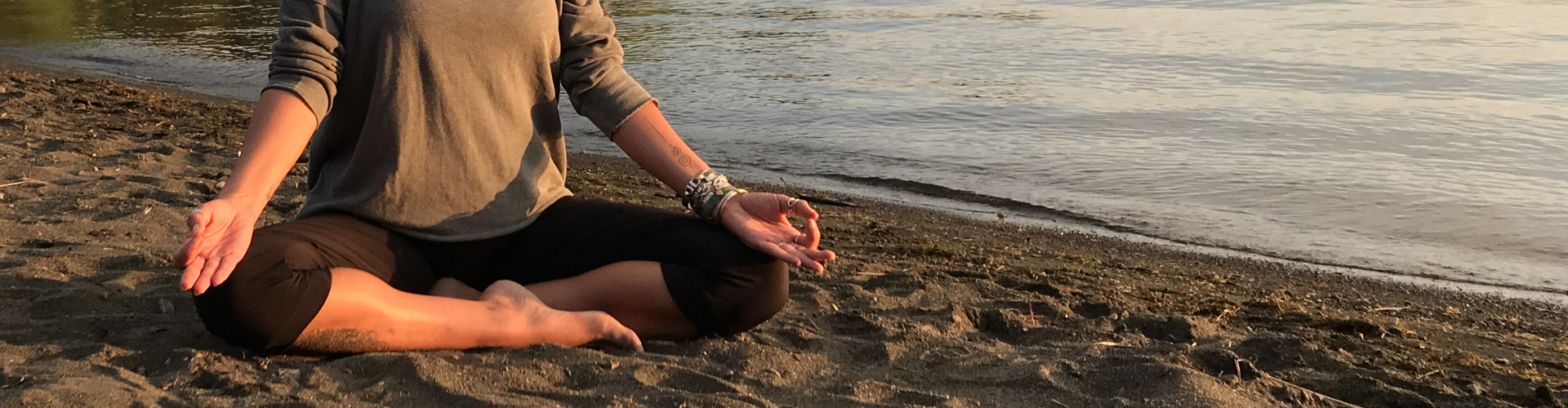 Sandy meditatie Lago di Bolsena