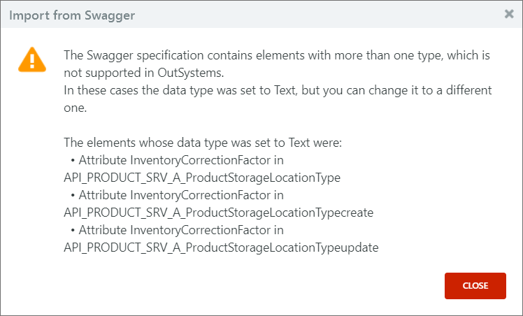 Import sap rest api into OutSystems