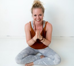 Yoga teacher Sarah Bierens