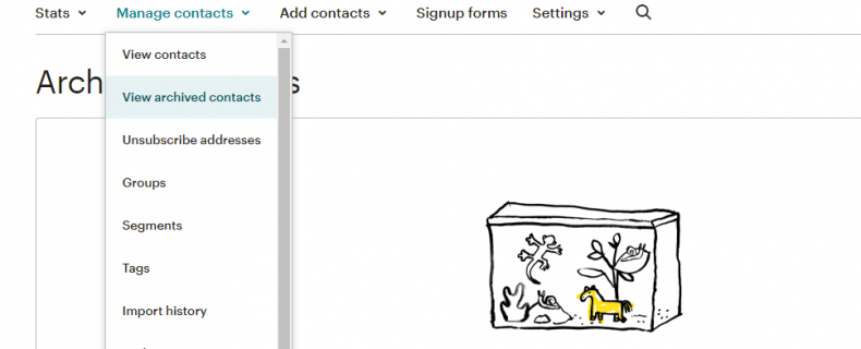 Veranderingen in Mailchimp