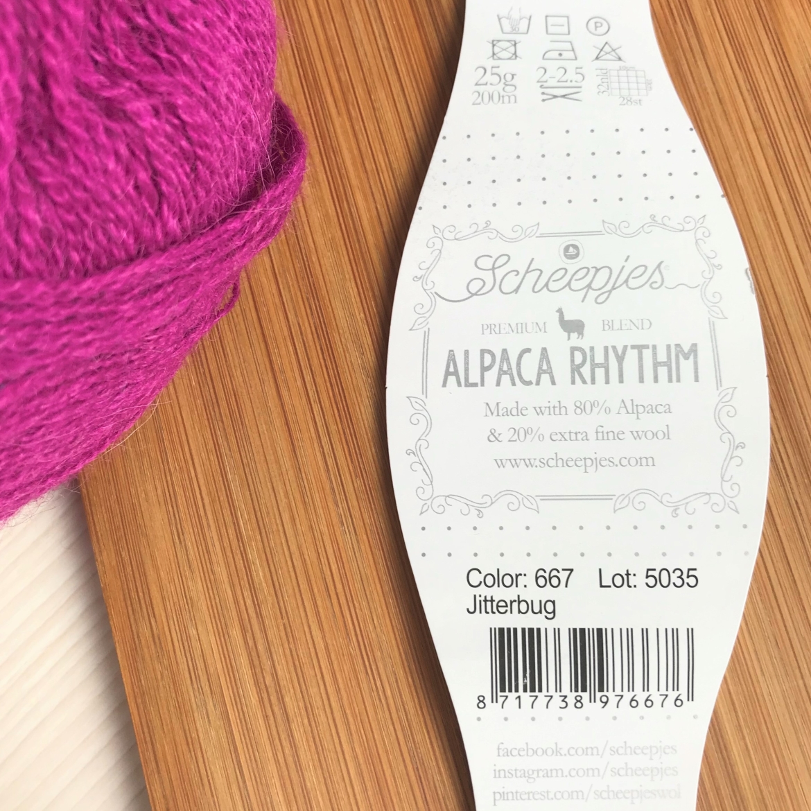 Garen wikkel Scheepjes Alpaca Rhythm