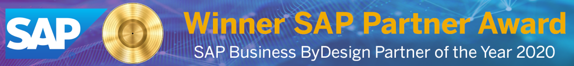 SAP Business ByDesign Partner of the Year 2020 SAP Business ByDesign Partner of the Year 2020