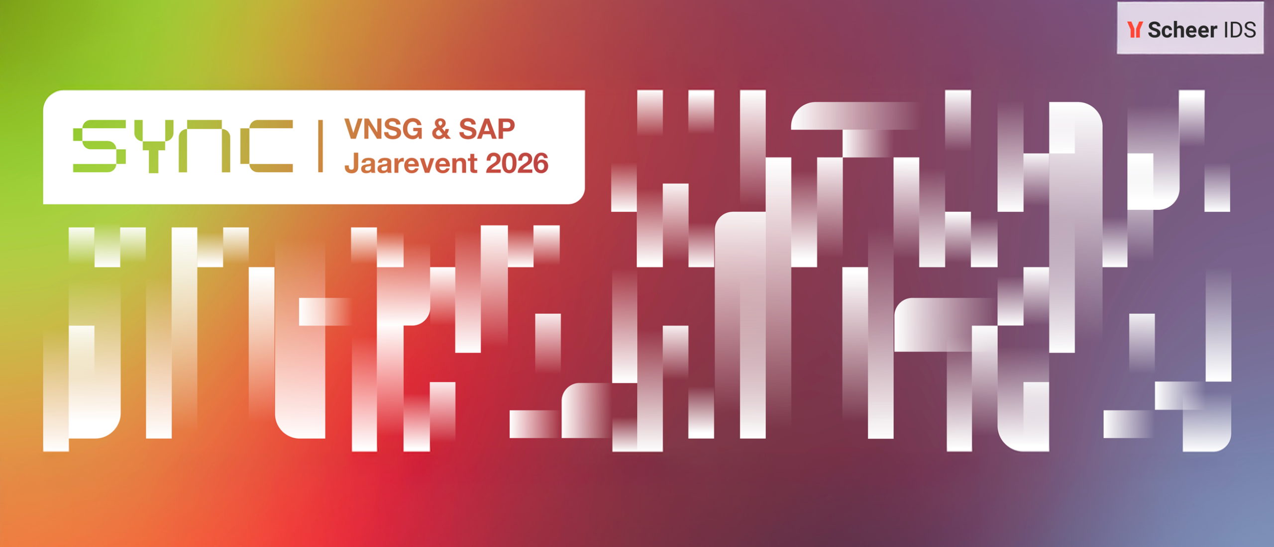 Scheer sponsert VNSG SYNC 2026