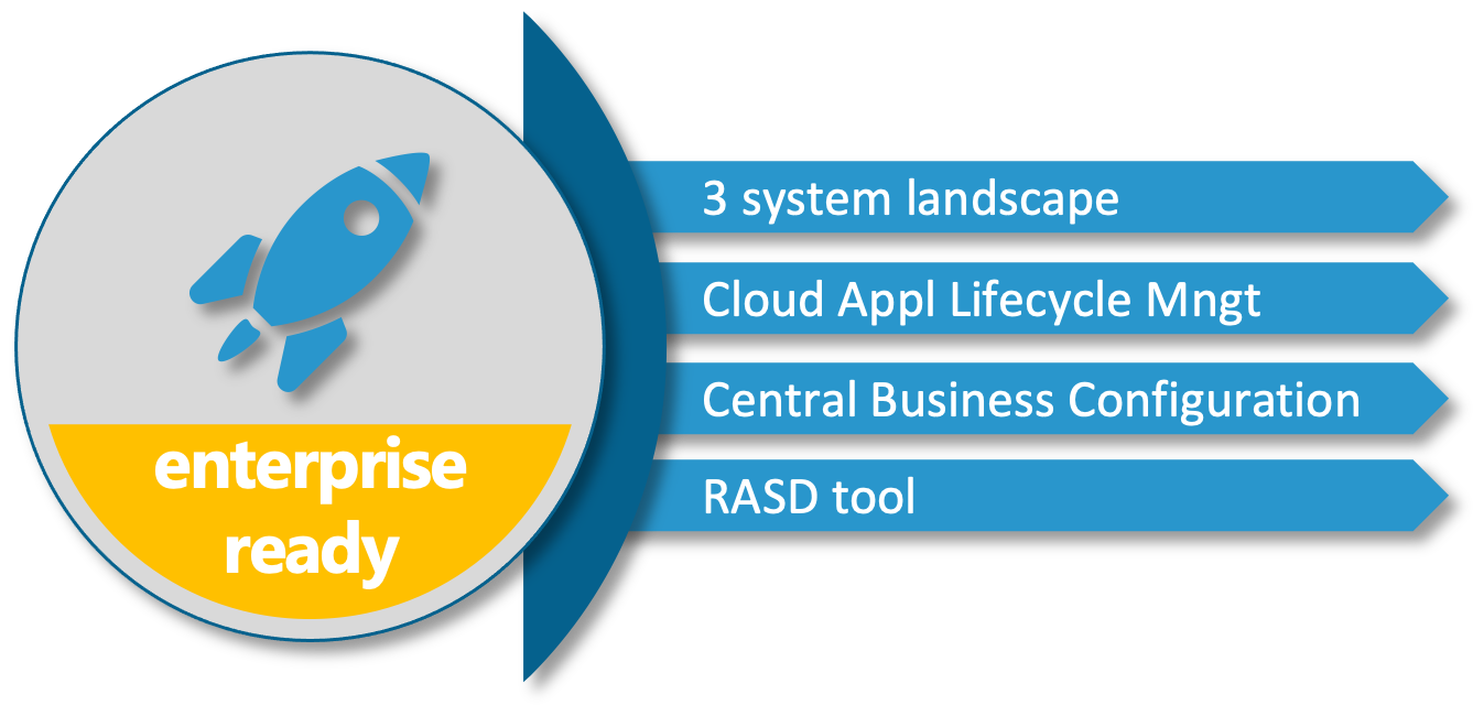 SAP S/4HANA Cloud, Public Edition feature Enterprise Ready