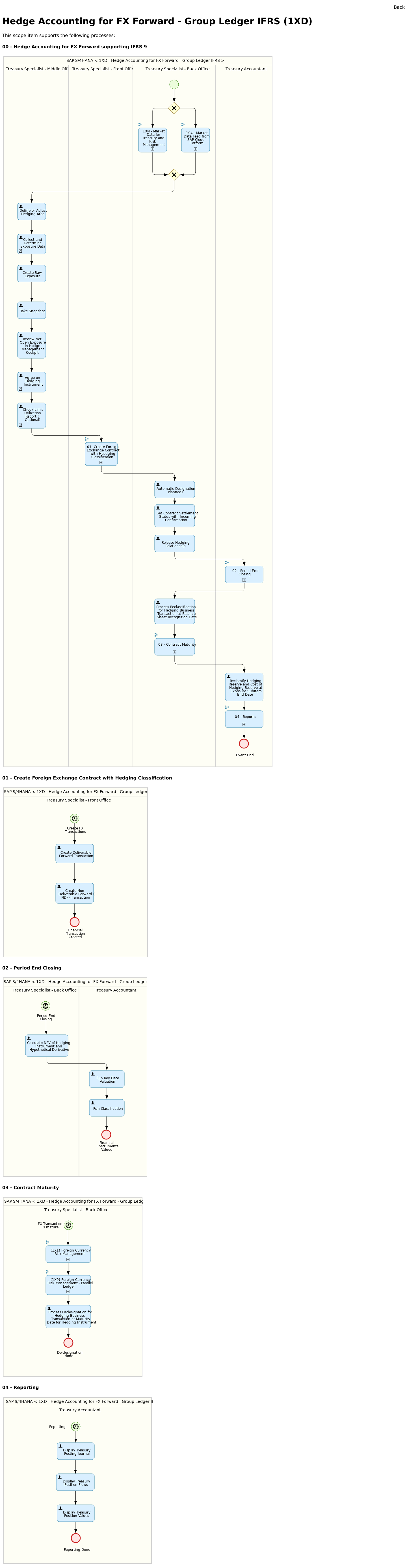 Best Practice Scenario Hedge Accounting For Fx Forward Group Ledger Ifrs 1xd 05 Release