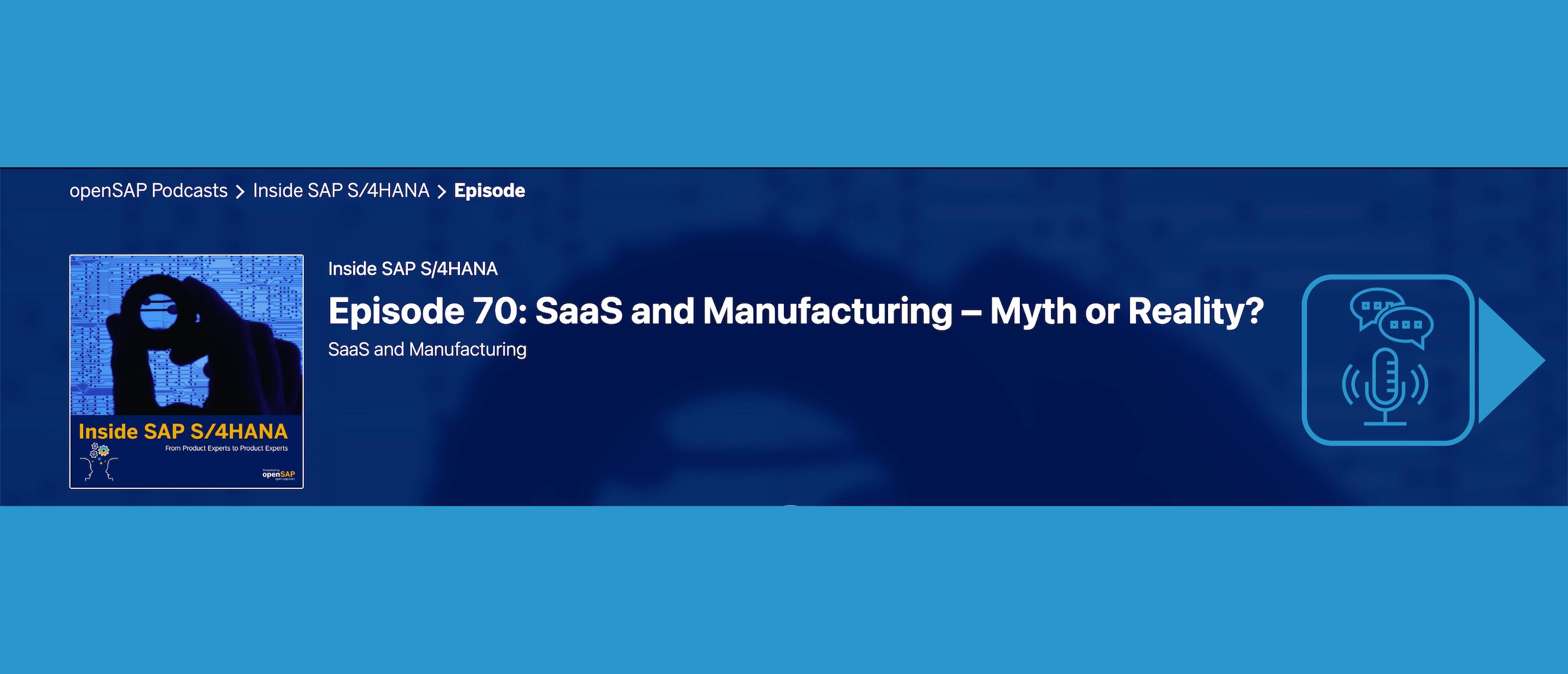 SAP Public Cloud: Saas & Manufacturing
