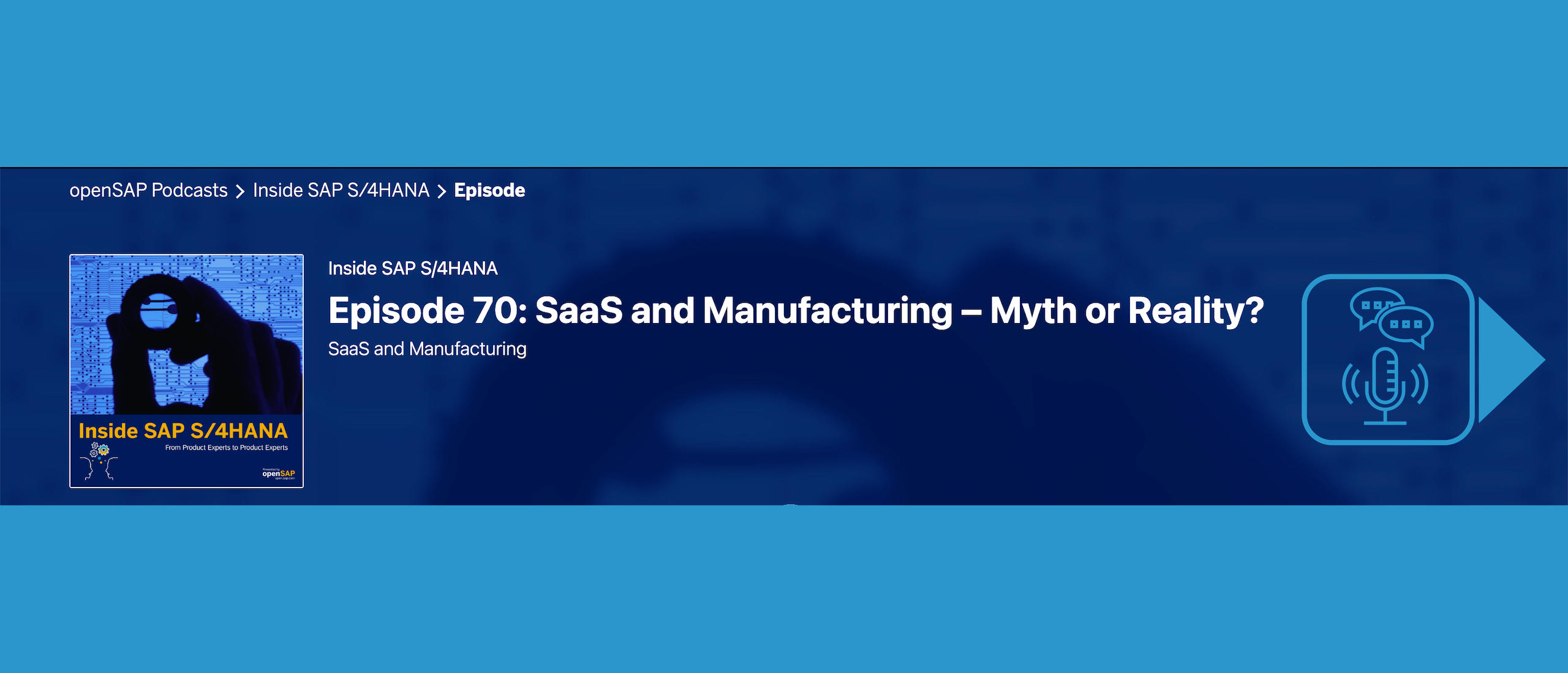 OpenSAP PodCast SAP S/4HANA Cloud