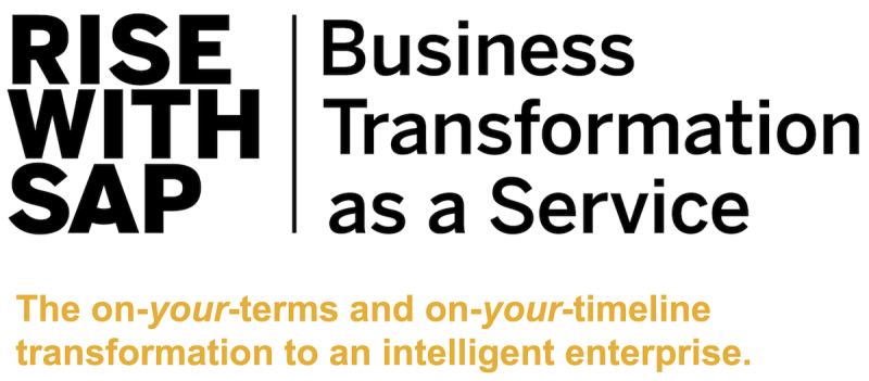 RISE with SAP - Transformation as a Service
