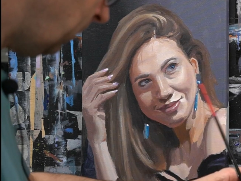 cursus portret schilderen toon nagtegaal